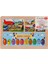 Özel ONY-233-234-235-236 Ahşap Eğitici Puzzle Havaalanı Fırsat!!! 2