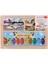 Özel ONY-233-234-235-236 Ahşap Eğitici Puzzle Havaalanı Fırsat!!! 4