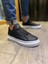 J421 Bağcıklı Ortopedik Taban Erkek Günlük Sneaker Spor Ayakkabı Bt Siyah 1