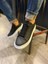 J421 Bağcıklı Ortopedik Taban Erkek Günlük Sneaker Spor Ayakkabı Bt Siyah 2