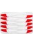 Silikon Kurt Yem - 3,3g 95MM - Fishack Wormix - 1 Adet - Red White 3