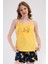 Pamuklu Kadın Ip Askılı Şortlu Pijama Takım , 409075 1