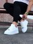 J01 Bağcıklı Ortopedik Taban Erkek Sneaker Günlük Ayakkabı Bt Beyaz 2