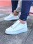 J08 Bağcıklı Ortopedik Taban Erkek Sneaker Günlük Ayakkabı Bt Beyaz 1