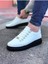 J08 Bağcıklı Ortopedik Taban Erkek Sneaker Günlük Ayakkabı St Beyaz 1