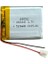 Büro Ev Ofis Atölye Için 403443 3.7V 520 Mah Li-Polymer Pil DEVRELI/1.5A 1