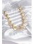 Vıp Seri Özel Tasarım Gold Renk Kadın Kolye - Modern Çözüm - Minimal Tarz 2