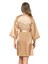 Litae Gold Kısa Saten Bride Sabahlık 1