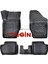 Citroen C4 Bagaj Havuzu 2005-2010 + Siyah 3D Havuzlu Paspas 3