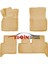 Renault Scenic 2 2003-2009 3D Havuzlu Paspas Bej 1