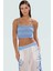 Plaj Için Mükemmel Çiçek Desenli Terrycotton Kumaşlı Bluz Pantolon Takım Dayanıklı Malzeme 1