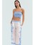 Plaj Için Mükemmel Çiçek Desenli Terrycotton Kumaşlı Bluz Pantolon Takım Dayanıklı Malzeme 2