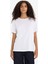 Regular Fit Bisiklet Yaka Basic Düz Penye Kısa Kollu Beyaz Tişört W9584AZ25AU 3
