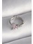 316L Çelik Gümüş Renk Pembe Zirkon Taşlı Kelebek Model Tragus Piercing - Trend Ürün 1