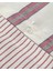 Cool Stripe Ipliği Boyalı Tek Kişilik Nevresim Takımı 160x220 Cm Bordo-Yeşil 6