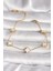 316L Çelik Gold Renk Baby Boy Yonca Model Kadın Bileklik - Modern Çözüm - Trend Ürün 1