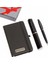 Kişiye Özel Siyah Cep Defteri ve Silindir Kutulu Tükenmez Kalem Seti 2