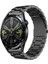Huawei Watch Gt3 46MM Uyumlu Kordon Klasik Baklava Model Paslanmaz Çelik Metal Kayış 1