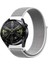 Huawei Watch Gt3 46MM Akıllı Saat Uyumlu Spor Kumaş Desenli Cırt Cırtlı Kordon Kayış 1