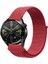 Huawei Watch Gt3 46MM Akıllı Saat Uyumlu Spor Kumaş Desenli Cırt Cırtlı Kordon Kayış 1