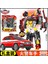 Dönüştürücü Robot Araba Oyuncak Yangın Alarmı Takviyeli Defender Ace Sürücü Kaba Tam Set Tahsil Aksiyon Figürü Playset (Yurt Dışından) 1