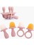 Silikon Popsicle Kalıp 4 Delik Bebek Diş Çıkarma Diş Kaşıyıcınız Popsicle Dondurma Kalıp Popsicle Buz Bebek Maması Saklama Kabı (Yurt Dışından) 2