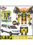 Dönüştürücü Robot Araba Oyuncak Yangın Alarmı Takviyeli Defender Ace Sürücü Kaba Tam Set Tahsil Aksiyon Figürü Playset (Yurt Dışından) 1