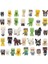 36 Adet Minecrafts Şekil Steve Alex Zombi Köylü Aksiyon Figürleri Modeli Anime Mc Oyunu Oyuncak Bebek Mini Modeli Çocuk Hediyeler (Yurt Dışından) 1