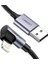 Ugreen Örgülü 90 Derece Lightning Iphone Şarj ve Data Kablosu Siyah 1.5 Metre 1