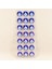 Parti̇ Vi̇tri̇ni̇ Nazar Boncuğu Sticker 21 Adet 1.8 cm x 1.9 cm 1