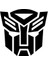 Quart Aksesuar 10 x 11 cm Transformers Oto Sticker - Araba Cam Sticker Siyah 1