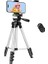 Lusweimi Telefon Tripodu, 44 Inç Iphone Tripod, Telefon Tutuculu Montajlı/kablosuz Uzaktan Kumanda, 1