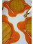 4'lü Turuncu Flow Duck Keten Yıkanabilir Leke Tutmaz Biyeli Supla Amerikan Servis 40X50 cm 3