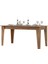 Sephia Açılır Yemek Masası - Oslo Ceviz 160 x 75 x 90 cm 3