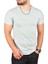 Su Yeşili Erkek/Unisex Slim Fit Dar Kesim Bisiklet Yaka Pamuklu Likralı Basic Tişört 1801131 8