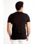 Siyah Erkek/Unisex Slim Fit Dar Kesim Bisiklet Yaka Pamuklu Likralı Basic Tişört 1801131 5
