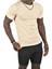 Krem Erkek/Unisex Slim Fit Dar Kesim Bisiklet Yaka Pamuklu Likralı Basic Tişört 1801131 1