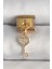 316L Çelik Gold Renk Sallantı Zirkon Taşlı Kalpli Anahtar Model Nomination Charm - Tarz Sahibi Seçim 1