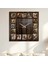 Kişiye Özel 16 Fotoğraflı Ahşap Duvar Saati ( 40 x 40 cm ) 2