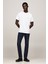 Erkek Regular Fit Esnek Teknik Kumaş T-Shirt - Beyaz 2
