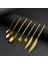 6000 Roller Titanyum Mat Gold 12 Kişilik 84 Parça Çatal Kaşık Bıçak Takımı 1