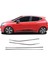 Renault Clio 5 Uyumlu 2019 ve Üzeri Krom Cam Çıtası 4 Parça Paslanmaz Çelik 2