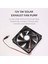 12 V 5 W Güneş Egzoz Fanı Hava Çıkarıcı 5.6 Inç Mini Vantilatör Güneş Paneli Powered Fan Köpek Tavuk Evi Sera Için (Yurt Dışından) 2
