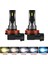 2 Adet Mini Csp LED Canbus Araba Far Sis Lambası 16000LM 6smd Ampuller 3000K Sarı Işık Otomatik Dönüş Sinyalleri (Yurt Dışından) 3