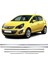 Opel Corsa D Uyumlu 2007-2015 Krom Cam Çıtası 6 Parça Paslanmaz Çelik 2
