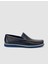 %100 Hakiki Deri Lacivert Erkek Loafer 1