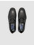 %100 Hakiki Deri Siyah Toka Detaylı Erkek Loafer 4