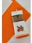 2’li Mutfak Havlusu –%100 Pamuk - Kayısı Nakışlı - 40X60 Cm-Turuncu 2