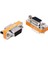 Null Modem Db9 9 Pin Dişi -Dişi Seri Port Mini Null Modem RS232 Adaptörü 1