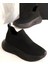 Kuum London K112709 Kadın Yüksek Taban Bağcıksız Sneaker Spor Ayakkabı 1